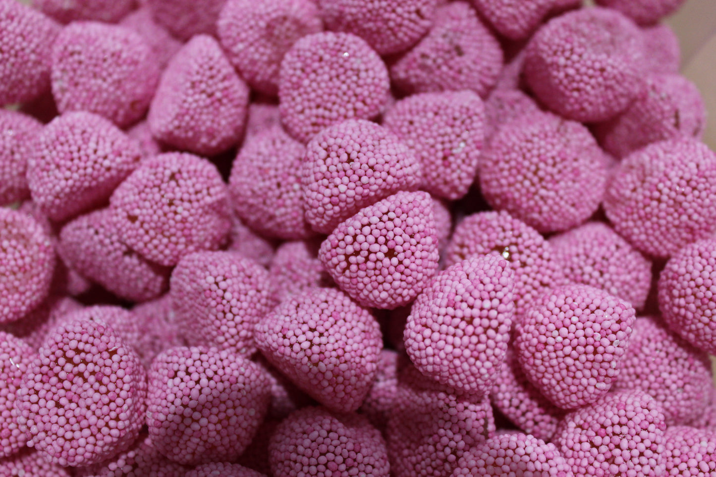 Bonbons DulcePlus Mûres Perlées Roses goût Fruits Rouges / Halal (100g)