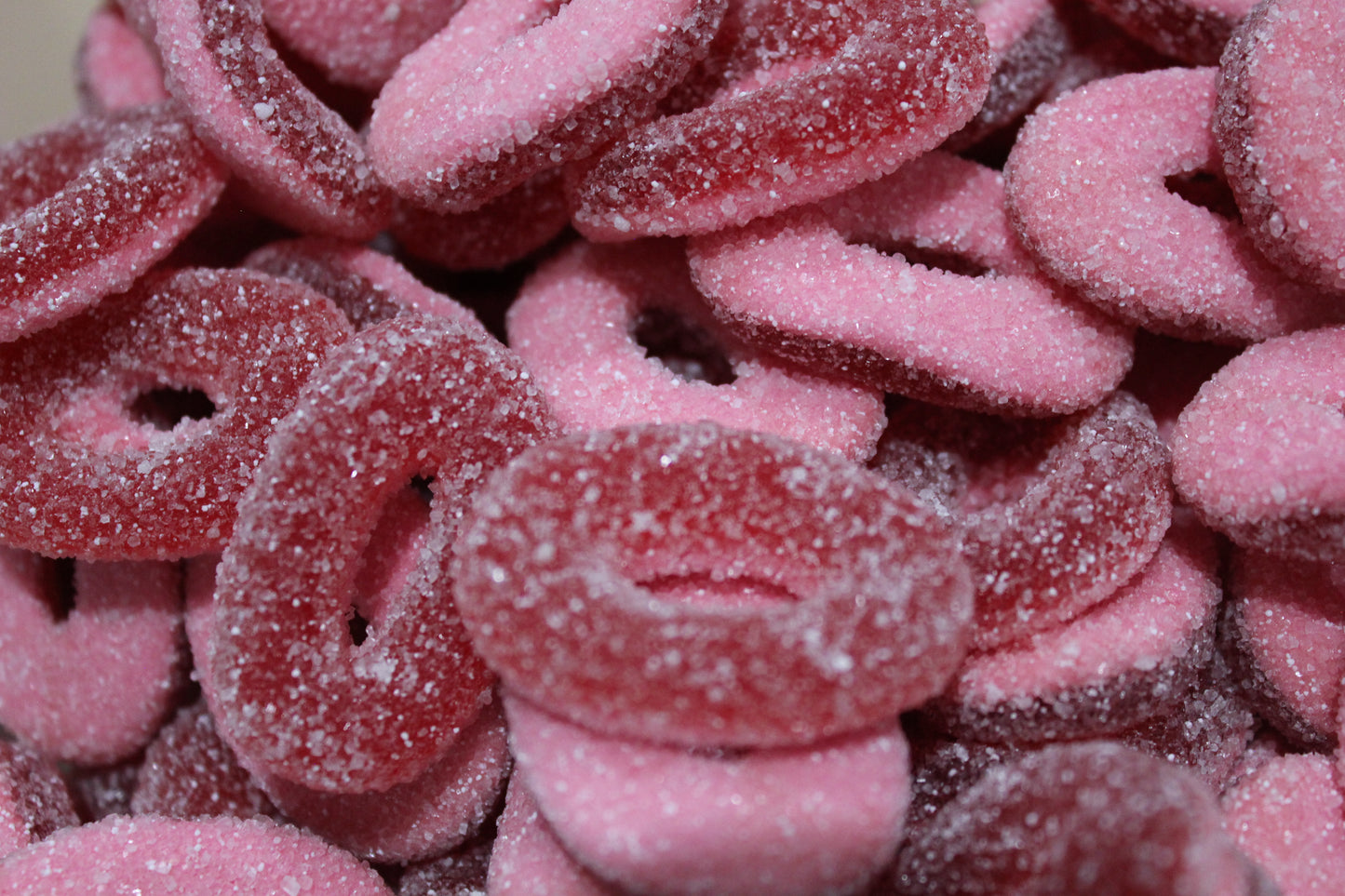 Bonbons Fini Anneaux Citrique Fraise sans Gluten (100g)