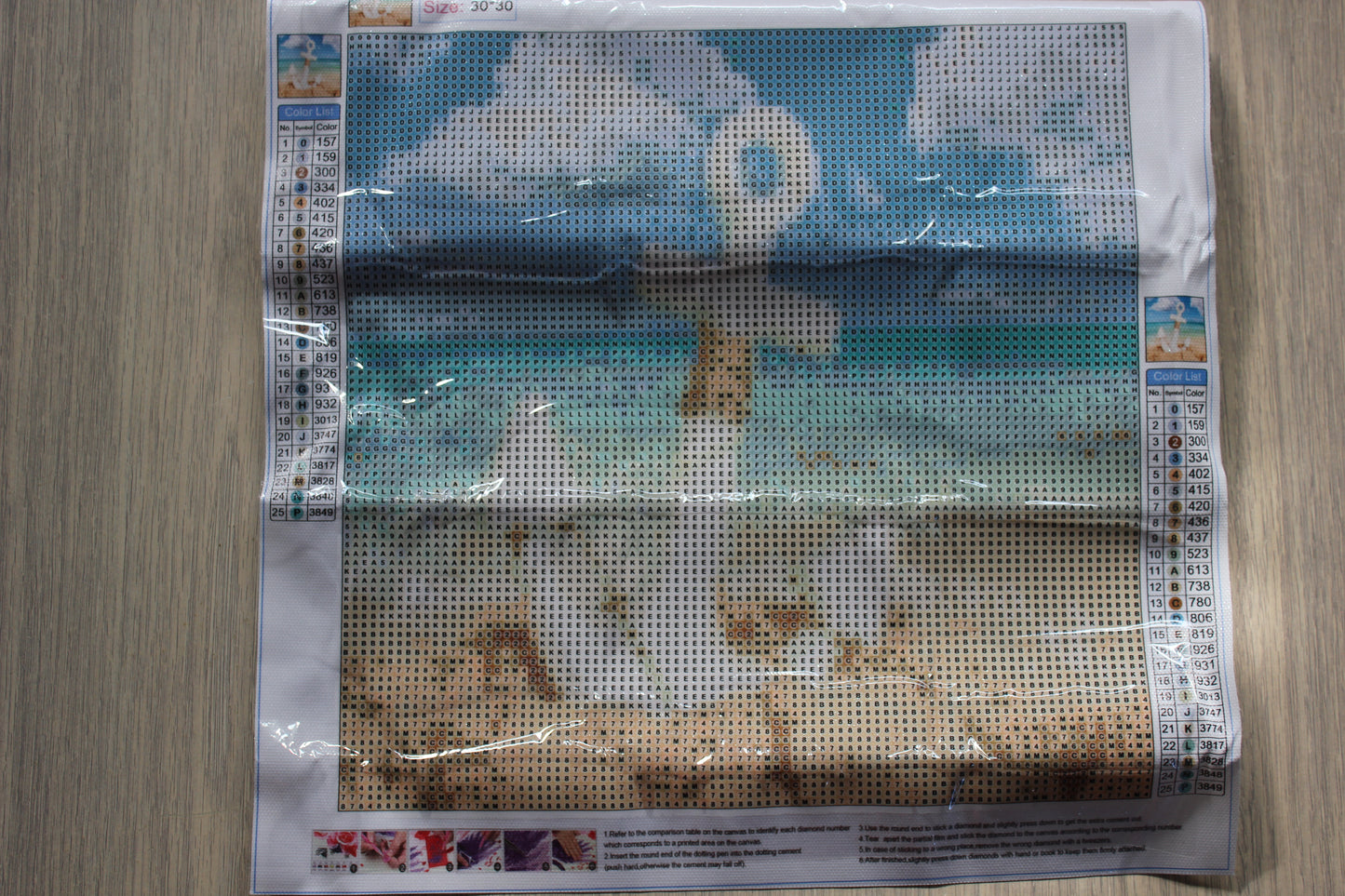 Diamond painting ancre