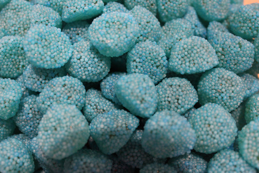 Bonbons DulcePlus Mûres Perlées Bleues goût Framboise / Halal (100g)