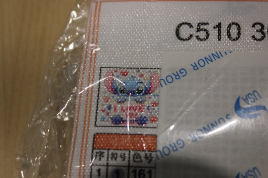 Diamond painting Stitch I Love You
