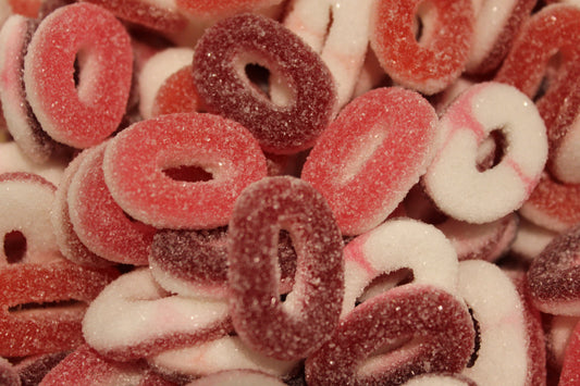 Bonbons Trolli Anneaux Fruits rouge Sans Gluten (100g) / Nouveauté