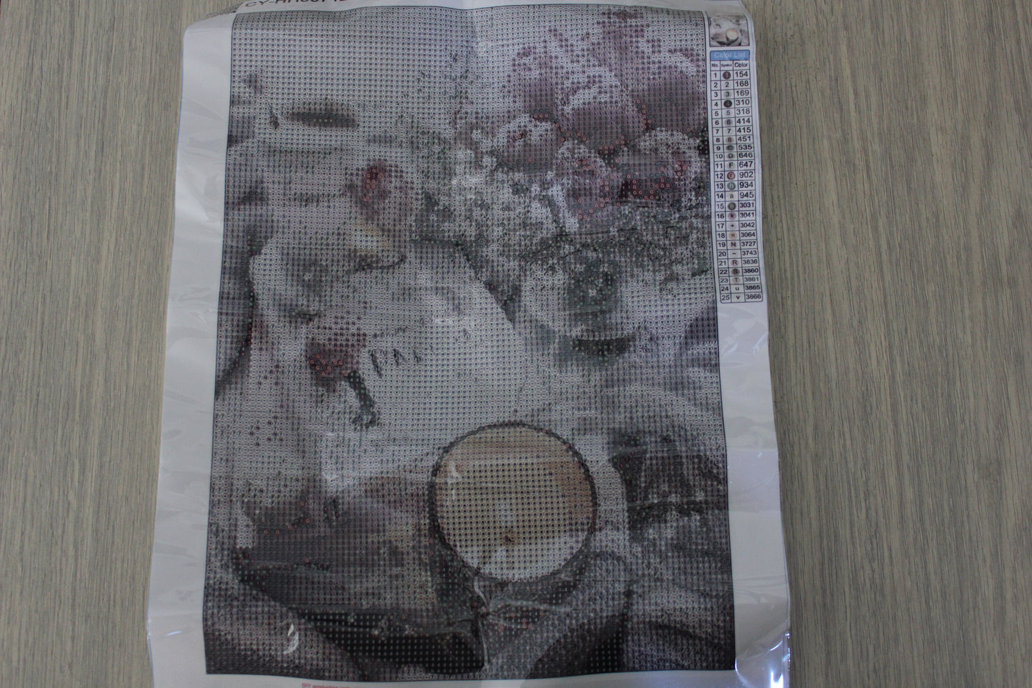 Diamond painting Bougie de fleur