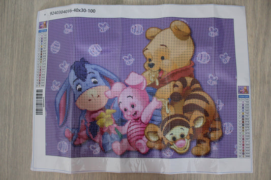 Diamond painting Winnie et ses amis